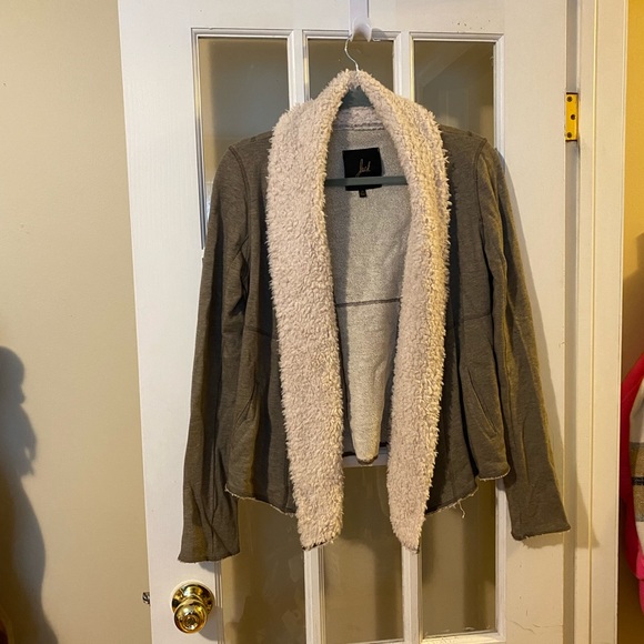 Jack by bb Dakota Sherpa cardigan light brown - Picture 7 of 7